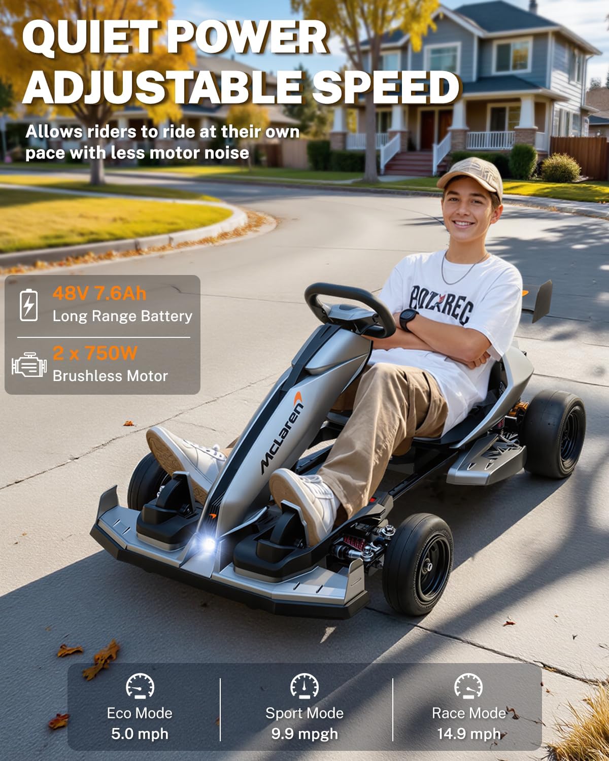 ezDRIFTz™ High-Performance Electric Drift Go-Kart