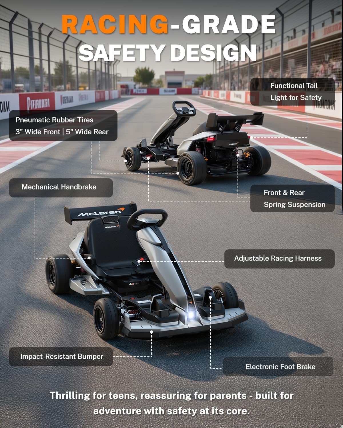 ezDRIFTz™ High-Performance Electric Drift Go-Kart