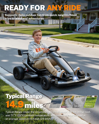ezDRIFTz™ High-Performance Electric Drift Go-Kart